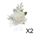 thumbnail image 1 of 2x Pulsera De Cinta Con Ramillete De Muñeca, Flores De Mano Para , A, 1 of 6