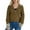 Brown, variant on Sweaters for Women Lightweight Fall Winter Solid Color Lapel Zipper Knit Cardigan Long Sleeve Women's Blouses,Brown,M