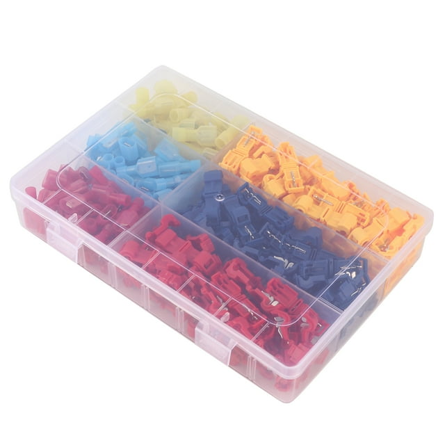 Terminales De Cable, Conectores De Cable T-Tap Duraderos De 0,5-4 Mm² De Latón Con Caja De Almacenamiento Para Electricidad Para Barcos Para Electrónica Para Embarcaciones