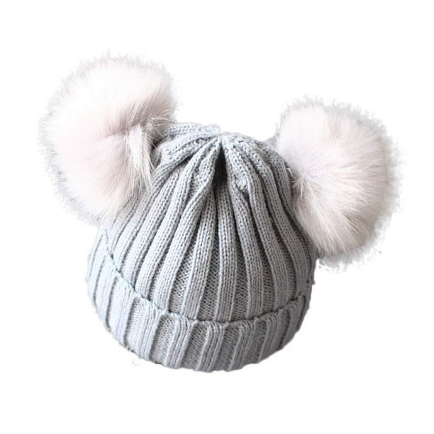 Femereina Femereina Baby Double Pom Pom Hat 2 Bobble Beanie Knitted Winter Warm Walmart Com Walmart Com Femereina Femereina Baby Double Pom Pom Hat 2 Bobble Beanie Knitted Winter Warm Walmart Com Walmart Com