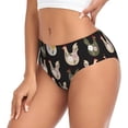 thumbnail image 2 of Balery Flowe Rooster Ropa Interior de Algodón para Mujer con Dibujo – Braguitas Cómodas y Elásticas, Estilo Clásico-4X-Large, 2 of 6