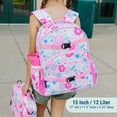 thumbnail image 2 of Wildkin Kids Pink Floral ECO rPET Next Gen Backpack - 15 Inch / 12L, 2 of 8