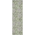 thumbnail image 2 of Addison Rugs Mayfield Washable Transitional Floral Aloe Runner Rug, 2'3" x 7'6", 2 of 5