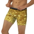 thumbnail image 5 of Men Gold Coins Amazing Boxer Briefs Novelty Boxer Shorts Underwear No Fly, 5 of 7