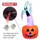 thumbnail image 4 of Ourwarm-linterna inflable de calabaza fantasma para Halloween, juguetes de terror terroríficos, Parque Comercial, Festival, jardín brillante, decoración al aire libre, 4 of 4