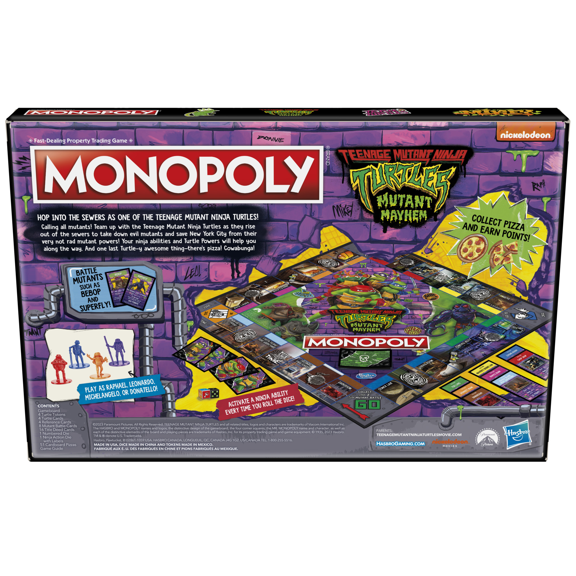 Monopoly Teenage Mutant Ninja Turtles: Mutant Mayhem Edition photo 8
