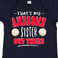 thumbnail image 4 of Inktastic That's My Awesome Sister out There with Volleyball Boys or Girls Baby Bodysuit, 4 of 5