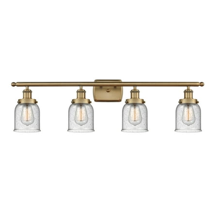 

Innovations Lighting 916-4W-12-36 Bell Vanity Bell 4 Light 36 Wide Vanity Light - Brass