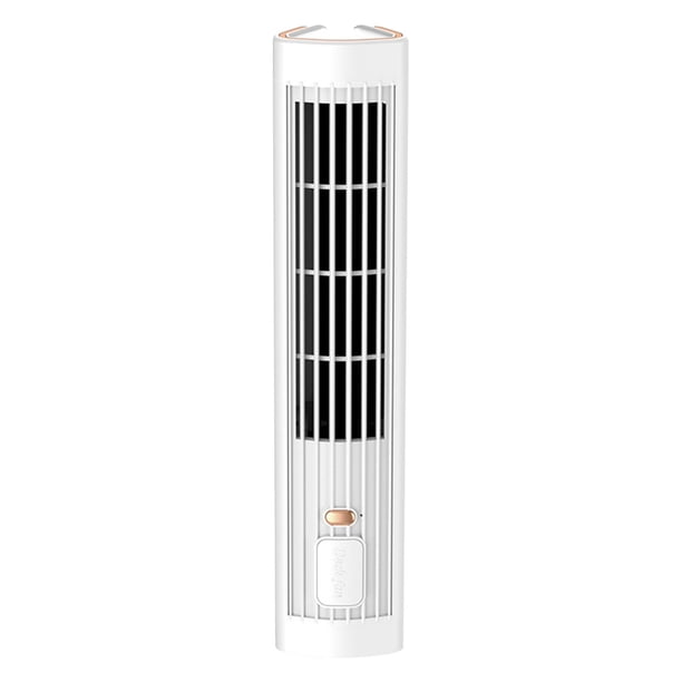 Ventilador de torre de escritorio sin aspas, ventilador vertical de pie con carga USB, funcionamiento silencioso para oficina en casa.