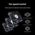thumbnail image 3 of PHANTEKS 4Pin PWM PC Case Ventilador de refrigeración Cojinete hidráulico CPU Cooler (14 cm) Likrtyny Componentes de Computadoras, 3 of 5