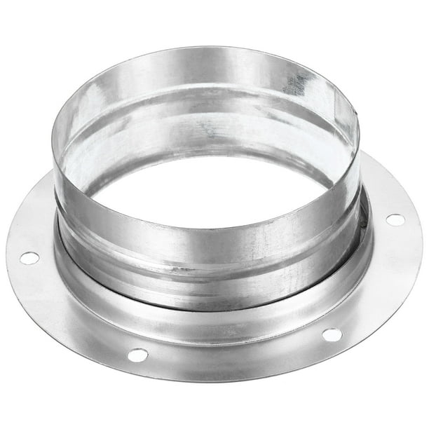 Conector de conducto de ventilación Uxcell de 6" con brida metálica, acoplamientos de conducto herméticos, extensión de ventilación con brida