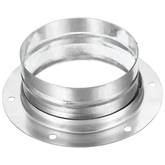 Conector de conducto de ventilación Uxcell de 6" con brida metálica, acoplamientos de conducto herméticos, extensión de ventilación con brida