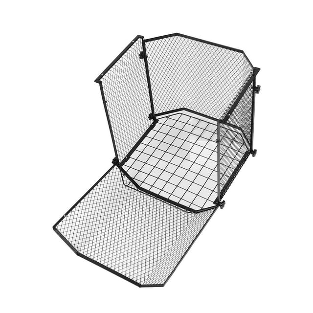 Protector de comedero para ciervos, portátil, multiusos, de hierro y metal. Octagonal