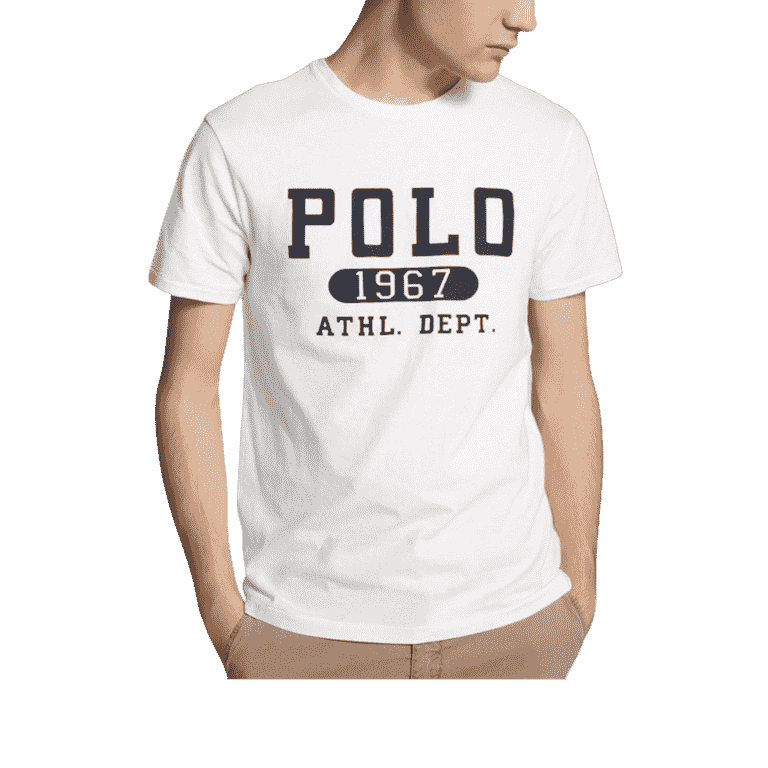 Tシャツ・カットソー POLO RALPH LAUREN Men T-shirt White 710969631 001 Polo Ralph Lauren Men's Cotton Short Sleeve Crewneck Graphic