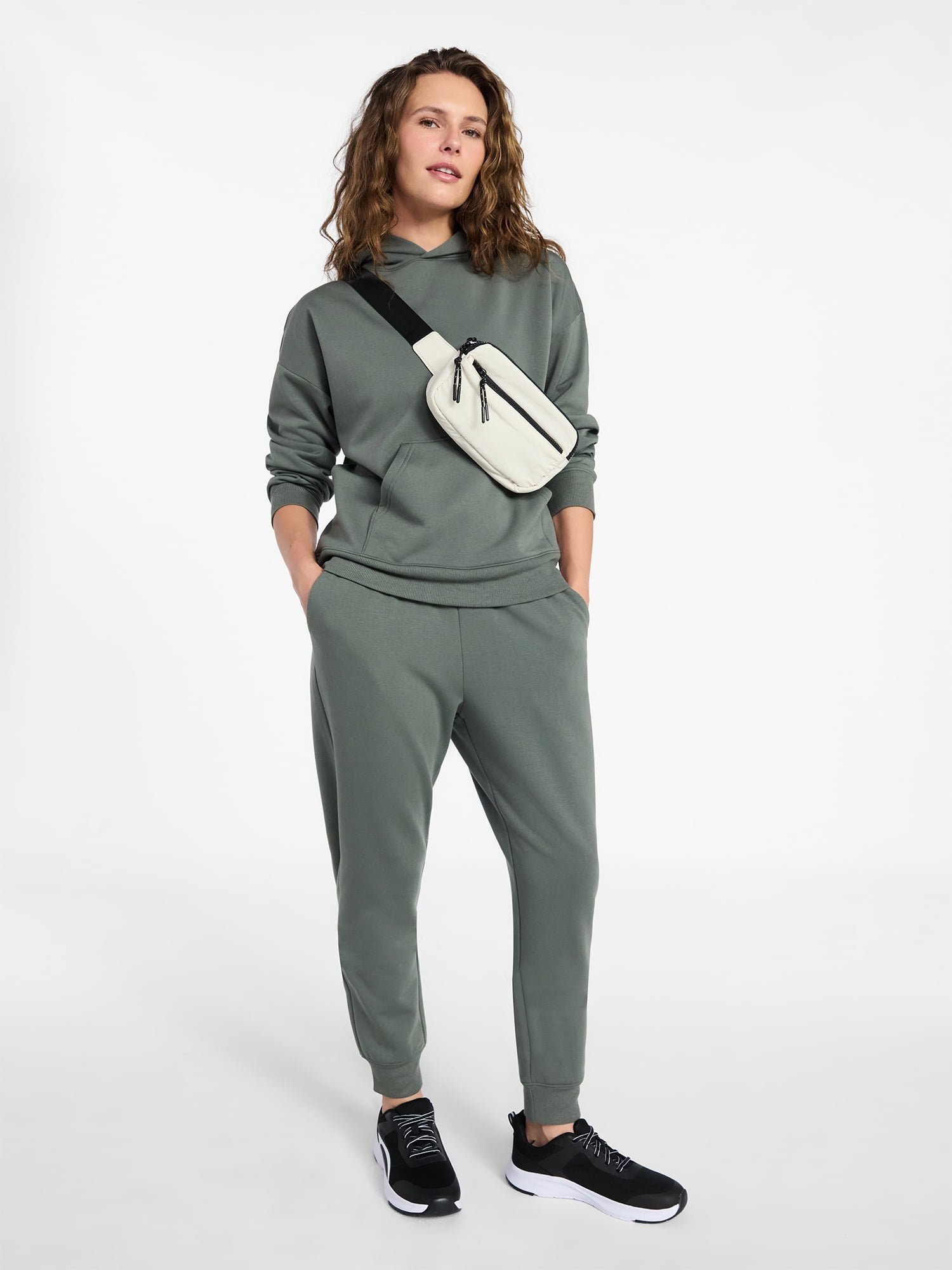 Athletic Works Women's and Women's Plus Super Soft Jogger Sweatpants, Sizes XS-4X