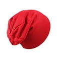 thumbnail image 2 of Hamky Baseball Cap,Beanie,Baby Hat Baby Boy's Beanie Hats Cotton Skull Caps For Baby Toddlers Kids Little Boys 6-60 Months,Wide Brim Hats,Skull Caps Red, 2 of 2