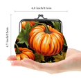 thumbnail image 2 of Leaves Premium Microfiber Travel Wallet with Zinc Alloy Jaws - Stylish Coin Purse Holder, 4.3x4.7 Inches/11x12 cm, RFID Blocking, Lightweight and Durable - Ideal for Travel Essentials, 2 of 7