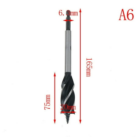 

10-25Mm Drill Bit Set Wood Fast Cut Auger Carpenter Joiner Tool