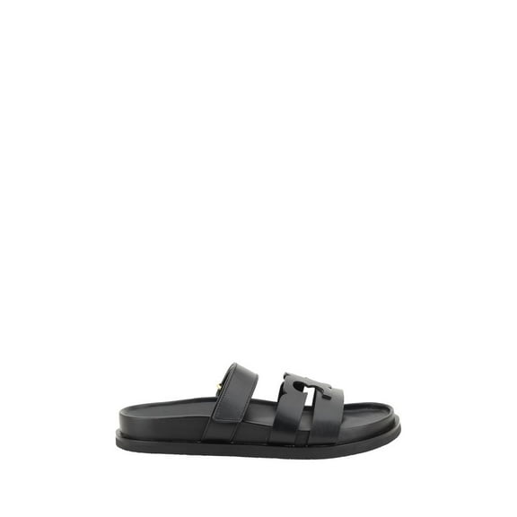 Tory Burch Women's INES Sport Slide Flat Sandal, Perfect Black