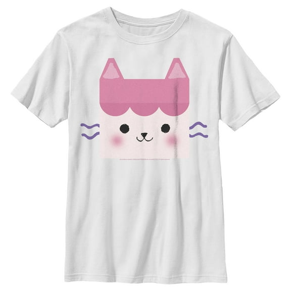 Boy's DreamWorks: Gabby's Dollhouse Baby Box Big Face Graphic Tee White X Large