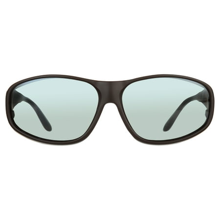 Polar Optics Unisex FO-030 MBLK GRY Fits Over Sunglasses Matte Black