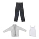 thumbnail image 3 of Conjunto de camisa y jeans para figura de acción de 6 pulgadas, ropa, regalos para niños y adultos. negro, 3 of 9