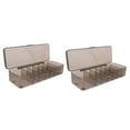 thumbnail image 4 of unbranded 2pcs Cable Management Box Electronics Organizer Bin 7-slot Cord Organizer Case, 4 of 8