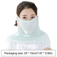 thumbnail image 2 of Máscara facial unisex Transpirable Seda de hielo Delgado portátil para actividades al aire libre de verano, 2 of 7