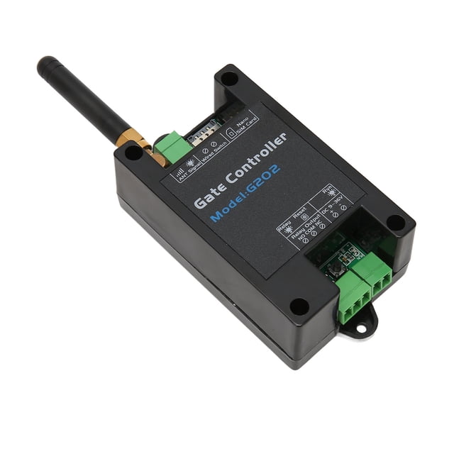 G202 GSM Gate Opener, Remote On Or Off Switch ABS 4G Gate Controller Opener Multi Purpose Practical For Resort For Warehouse