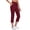 Red, variant on Capri Pants for Women High Waist Fitting Stretch Golf Capris for Summer Business Casual Crop Pants with Pockets