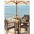 thumbnail image 3 of Outdoor Tablecloths with Umbrella Hole & Zipper, Vintage Sunflower Truck 54x54 Inch Square Tablecloths, Summer Botanical Pastoral Retro Art Waterproof Table Cloth, Patio/Pool/Picnic Table Covers, 3 of 8