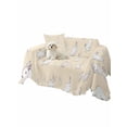 thumbnail image 2 of Easter Bunny Couch Cover, Cartoon Carrots Cute Rabbits Sketch Yellow Sofa Cover Blanket for 1 Seat Cushion, Sectional Sofa Slipcover Furniture Protector for Living Room Bedroom 71''x91'', 2 of 9