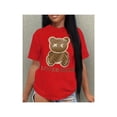 thumbnail image 2 of Playera Blusa Con Impresion De Oso Lover Bear Para Mujer Color Rojo Talla Chica Marca Emil SaEs, 2 of 4