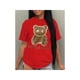 thumbnail image 2 of Playera Blusa Con Impresion De Oso Lover Bear Para Mujer Color Rojo Talla Mediana Marca Emil SaEs, 2 of 4