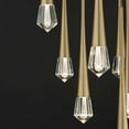 thumbnail image 3 of E24227-122GLD-ET2 Lighting-Pierce - 27W 9 LED Pendant-19 Inches Tall and 19 Inches Wide-Gold Finish, 3 of 5