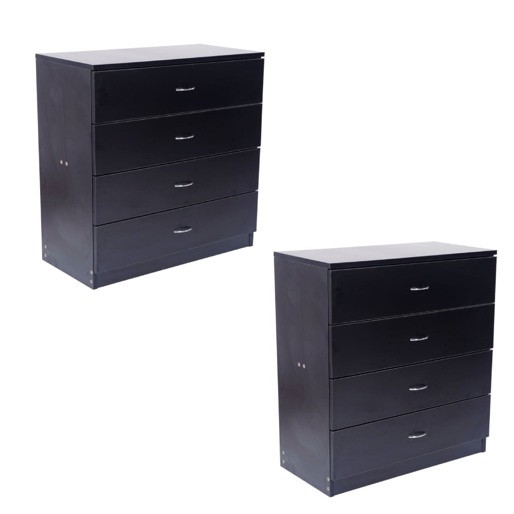 Zimtown Modern 4Drawer Dresser,Night Stand,Side Table with Drawer