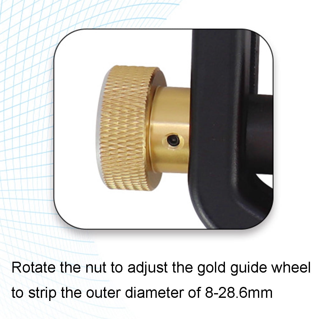 ZUARFY Armored Wire Stripper 8-28.6mm Optical Cable Slitter Fiber Optic Stripping Tool Jacket Slitter Sheath Cutter