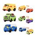 thumbnail image 2 of High-quality Abs Plastic Toy 3pcs Toy Car Portable Dual-design Transformable Car Creative Shape-changing Vehicle Toy for Children Toy Car for Kids, 2 of 8