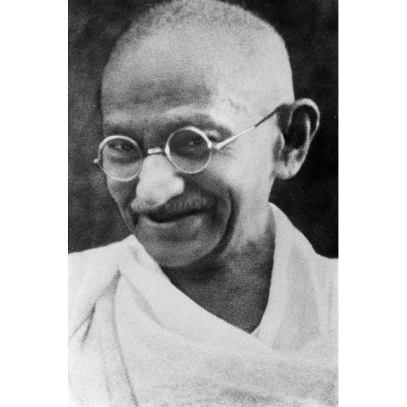 Gandhi poster Portrait Metal Print 12x16 Large Print on Metal 12x16 Square Adults AB Posters