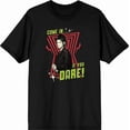 thumbnail image 4 of Beetlejuice Beetlejuice Come In If You Dare Men's Black Crew Neck Short Sleeve Tee-XL, 4 of 6