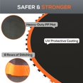 thumbnail image 4 of Soozier Tapis de Remplacement pour Trampoline Rond de 12 Pi, Tissu PP Orange avec 72 Crochets en V, Convient aux Ressorts de 5,5 Pouces, Tapis de Saut Robuste Résistant aux UV pour les Loisirs Extérieurs dans la Cour Arrière, 4 of 7