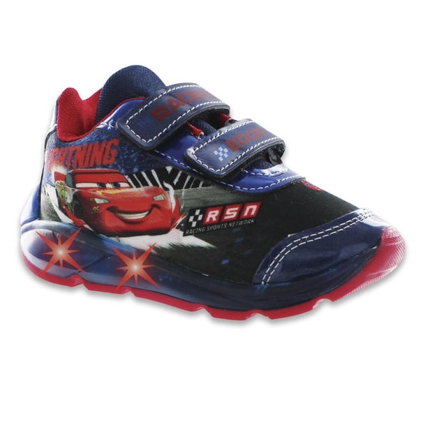 Tenis Niño Disney Cars Textil Marino Casual Luces Internas azul marino 16 Incógnita 015NL2