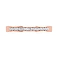 thumbnail image 3 of 1/5 Carat Channel Set Diamond Wedding Band Ring in 14K Rose Gold (Ring Size 4.25) (I1-I2 Clarity), 3 of 4