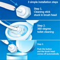 thumbnail image 2 of 50Pcs Toilet Cleaning Sponge Heads Disposable Toilet Brush, 2 of 5