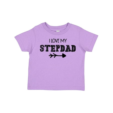 

Inktastic I Love My Stepdad with Arrow Gift Toddler Boy or Toddler Girl T-Shirt