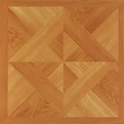 Mosaico Clasico Classic Light Oak Diamond Parquet 12x12 Self Adhesive Vinyl Floor Tile - 20 Tiles/20 sq. ft.