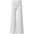 thumbnail image 5 of HongQid Yoga Pants Wide Leg Loose Fit Lounge Pant with Ruched Waist Fold Over Low Waist Stretchy Baggy Outfits, 5 of 6