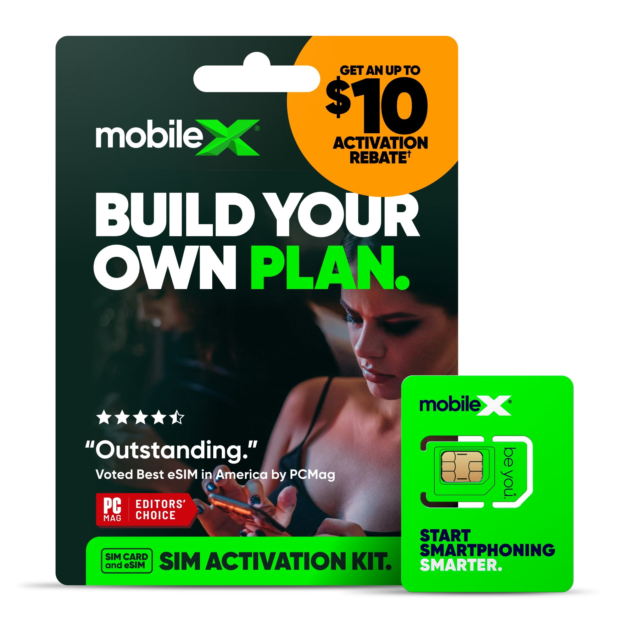 MobileX Prepaid SIM Card & ESIM Activation Kit - Build Your Own Plan Choose A Plan Pay Monthly Or Save On Multi-Month Plans 5G Ultra Wideband & 4G LTE Access Up To $10 Activation Rebate