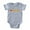 Heather Gray, variant on CafePress - What - Cute Infant Baby Football Bodysuit