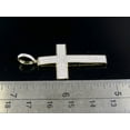 thumbnail image 7 of Men's 10K Yellow Gold Dome Cross Genuine Diamond Pendant Charm 0.30 Ct 1.8", 7 of 7